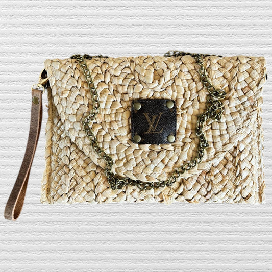Natural Woven Straw Crossbody