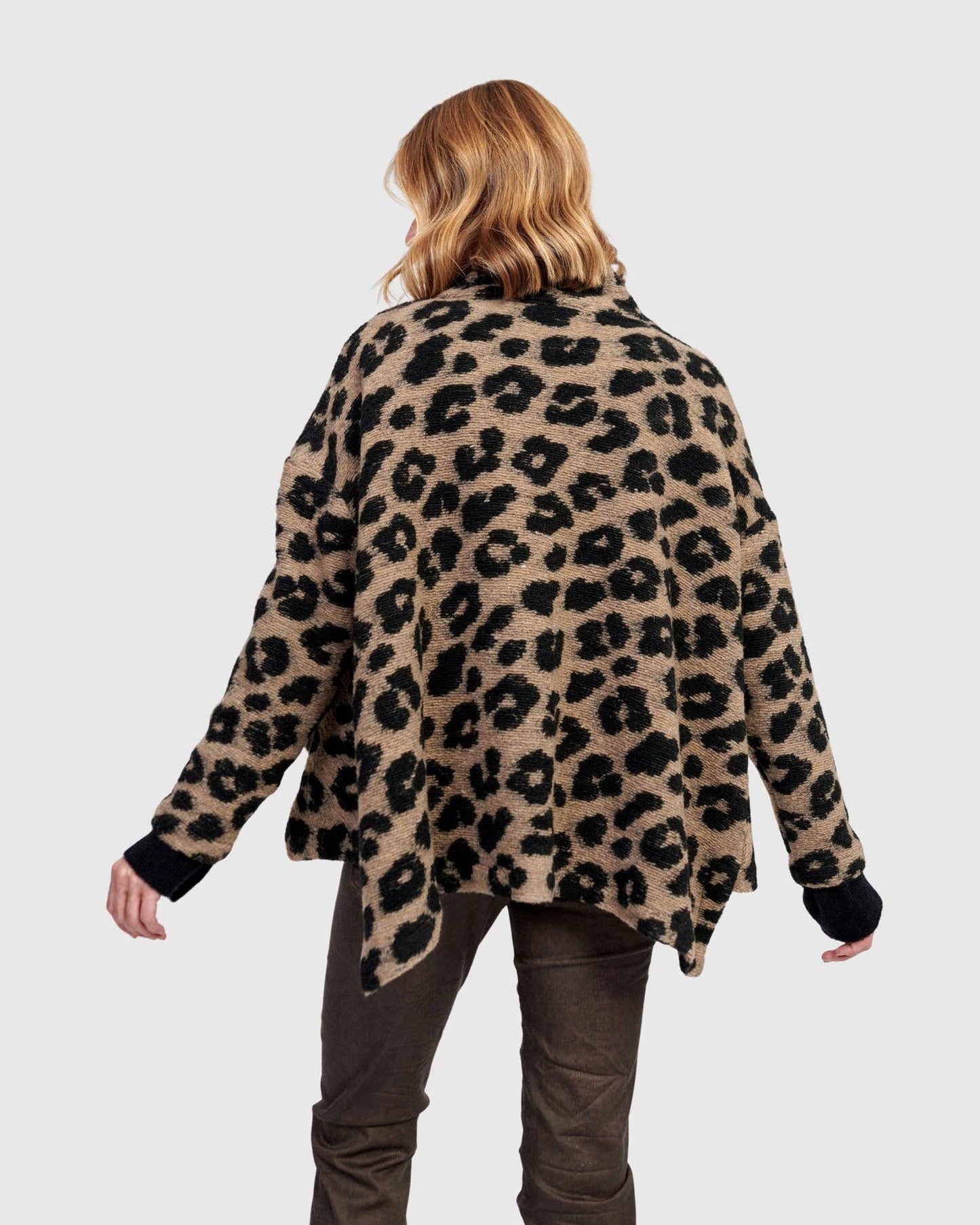 Nyx Cozy Cape Jacket, Leopard: Leopard / S (US 8-12)