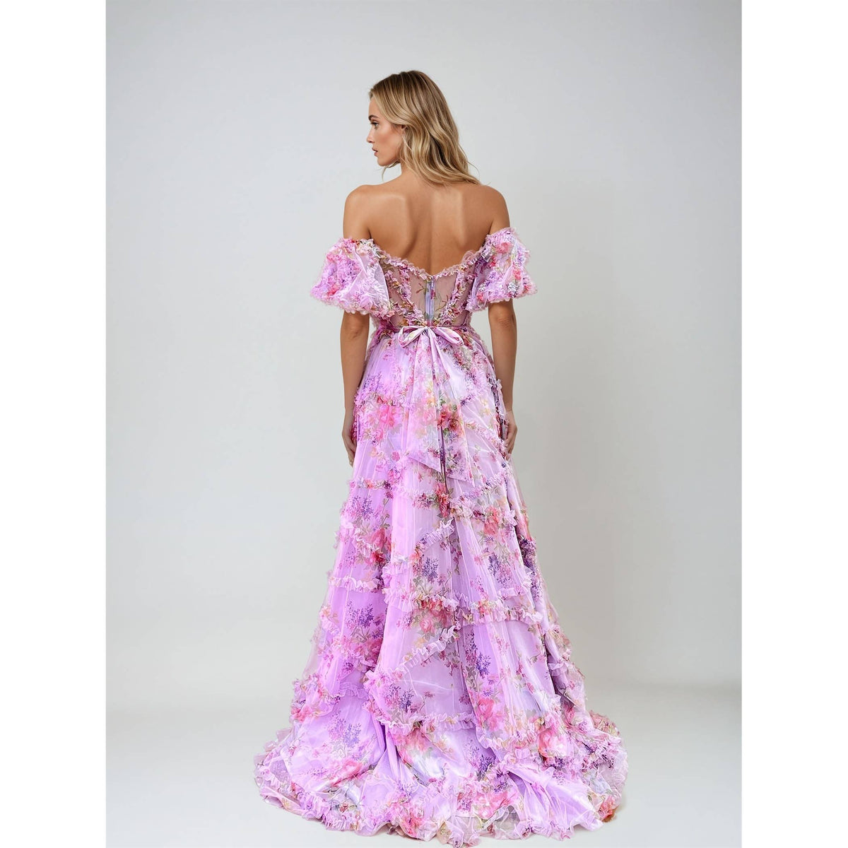 JT2887C THIS FLOOR-LENGTH GOWN IS A PERFECT BLEND OF ELEGANC: BLUE / 10