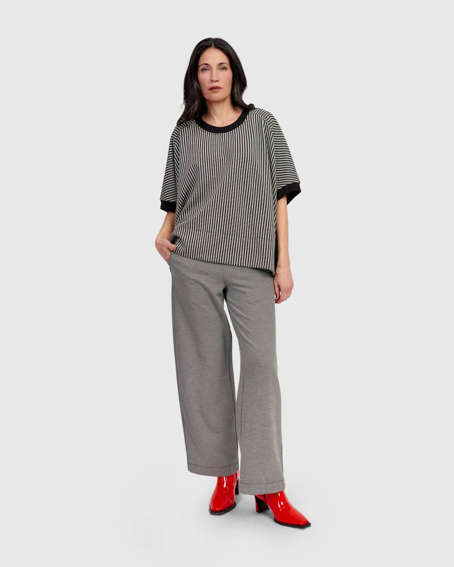Park Straight Pants, Steel: Steel / 0 (US 4-6)