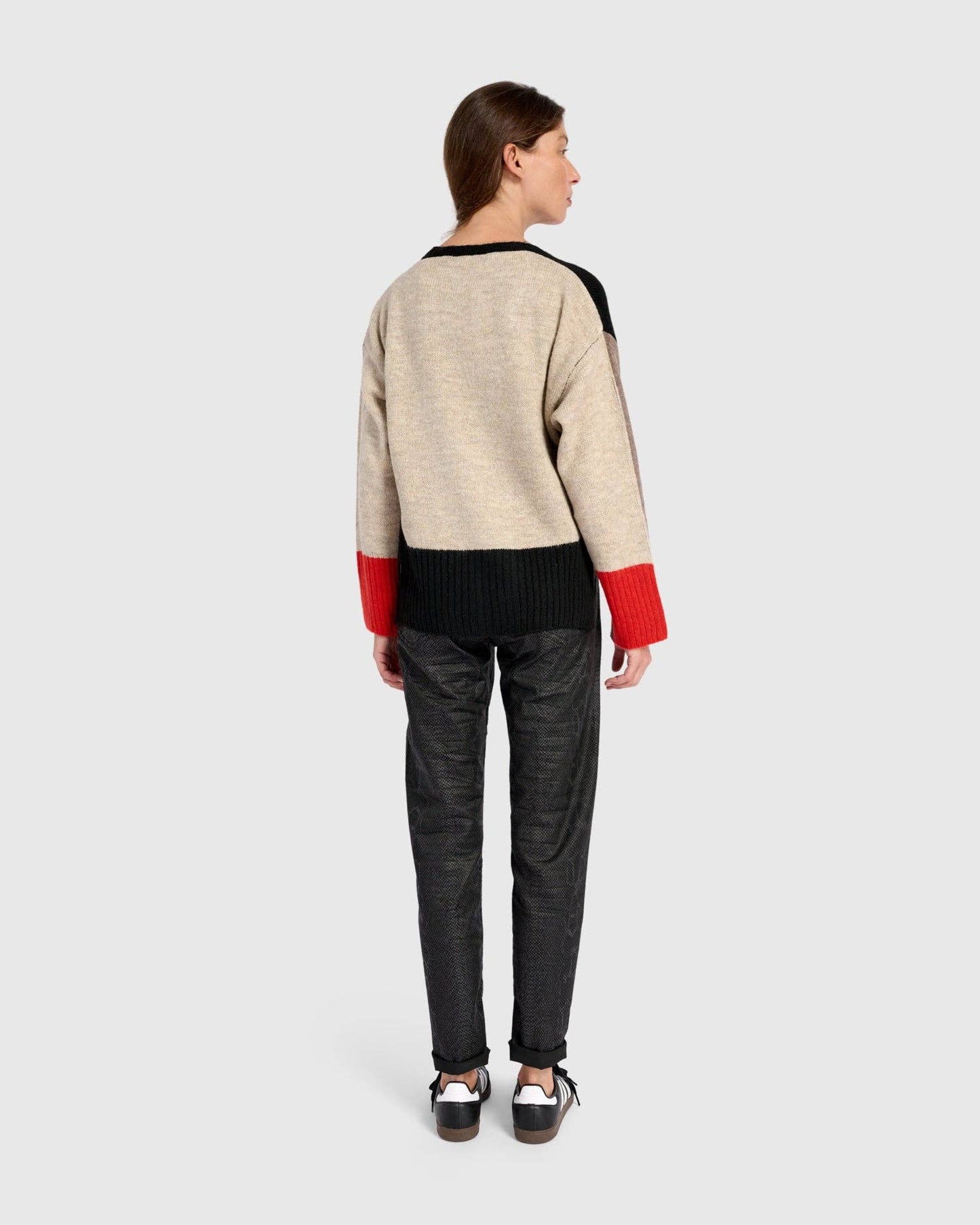 Finch Cardigan, Black/Hazelnut: MIX / ONE SIZE