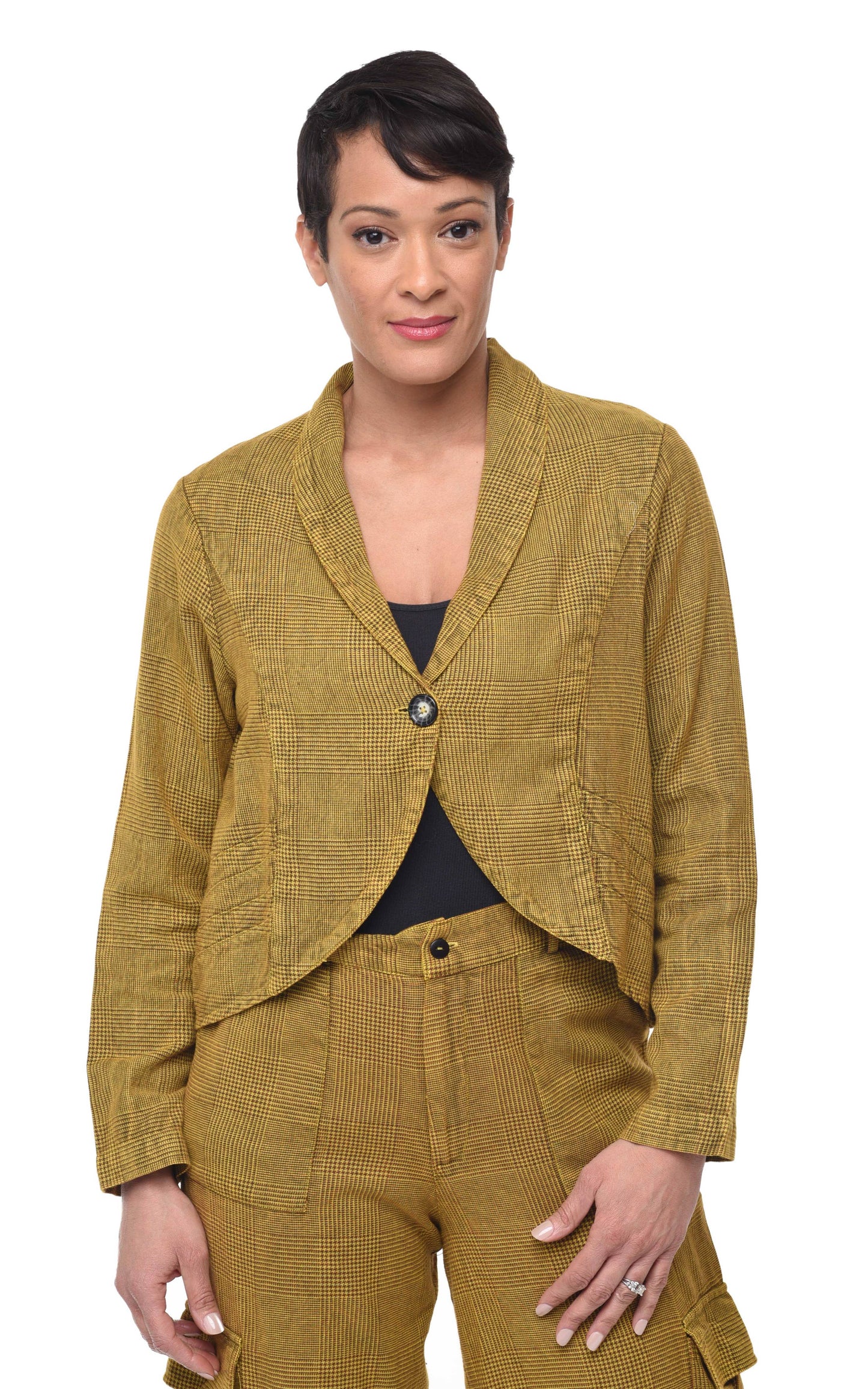 SDC102 Landon Jacket in Mustard Avalon: S