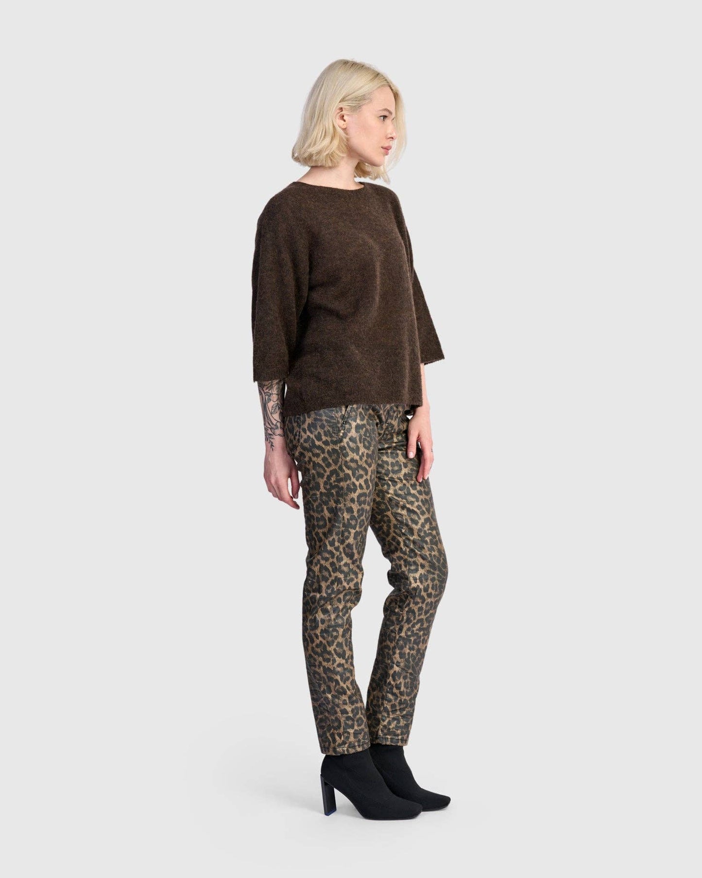 Core Pullover Sweater, Coffee: Coffee / L (US 14-16)