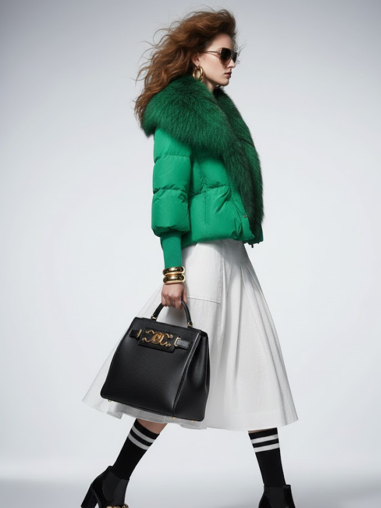 Women's Eco Jacket RIVERDALE NY CITY Collection BYMANYC ® New York: Green / S