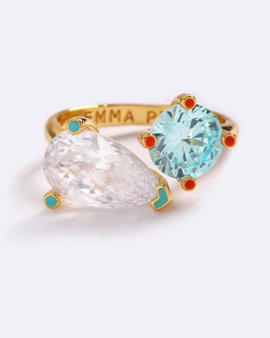 DOUBLE LOVE RING: OCEAN GLO