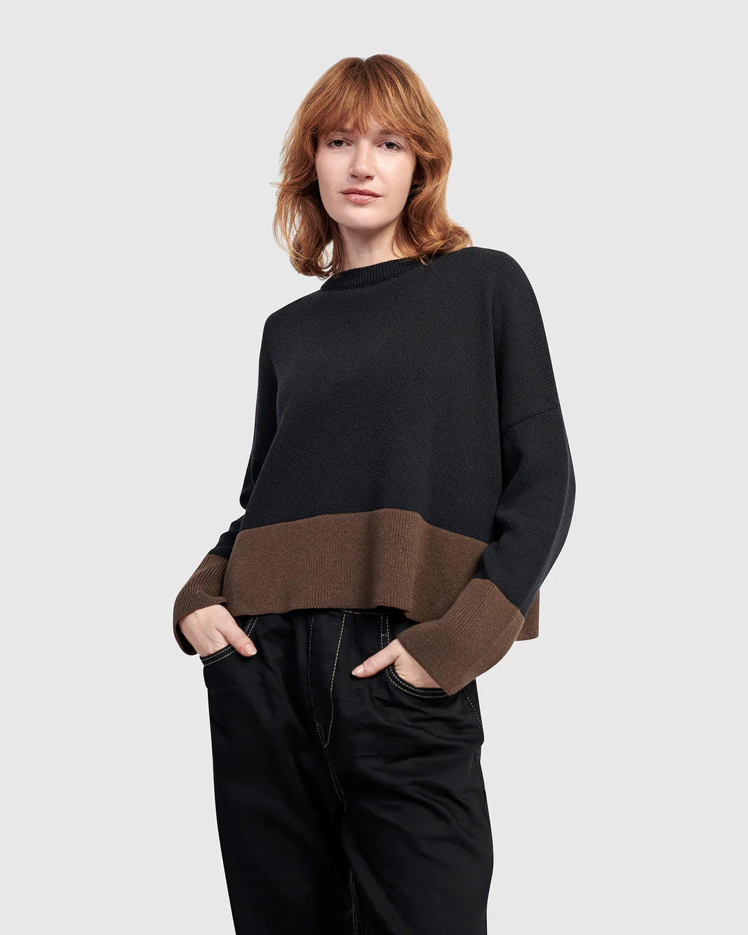 Vista Block Sweater AS940M - Alembika