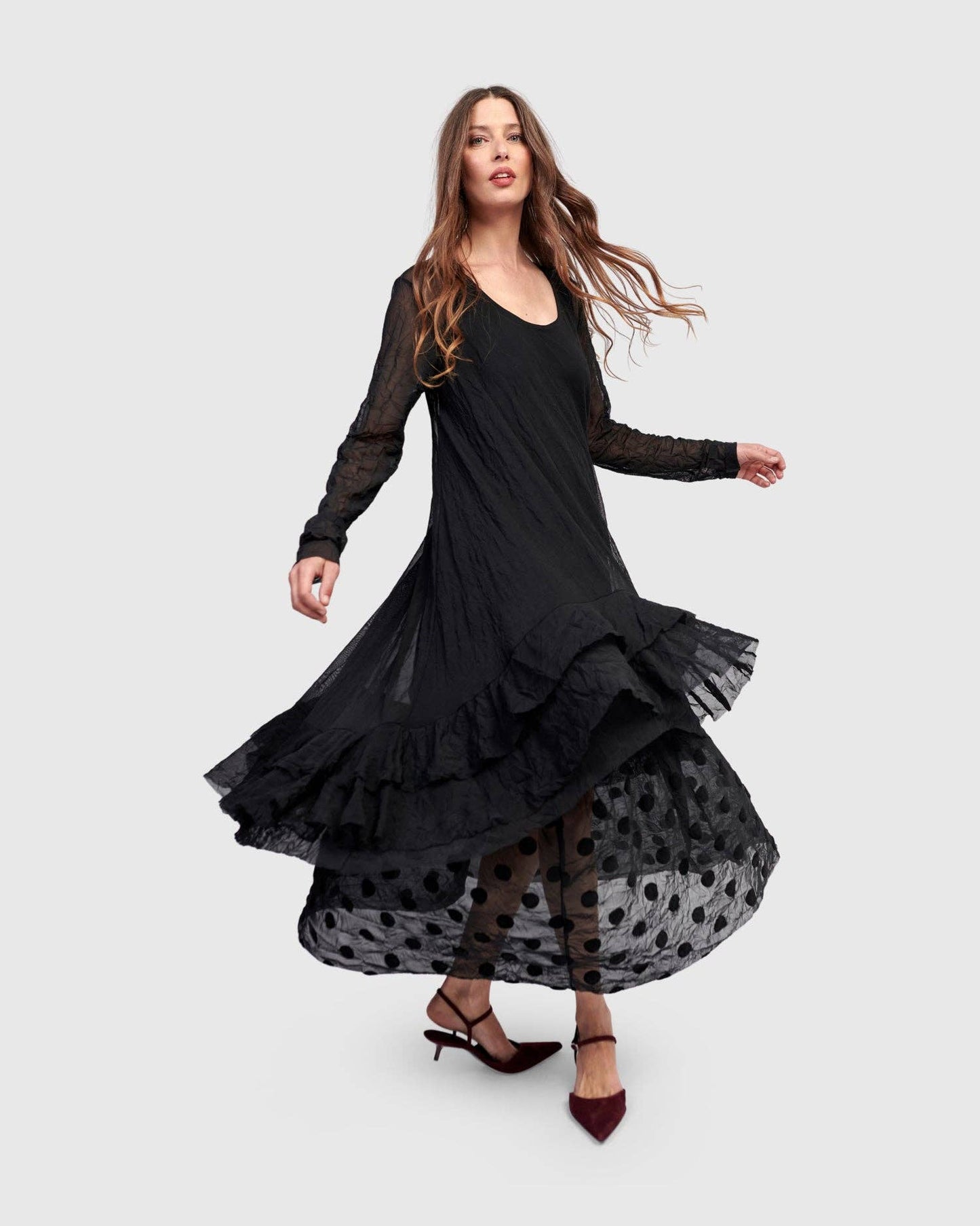 Joanie Maxi Skirt, Black: BLACK / 1 (US 6-8)