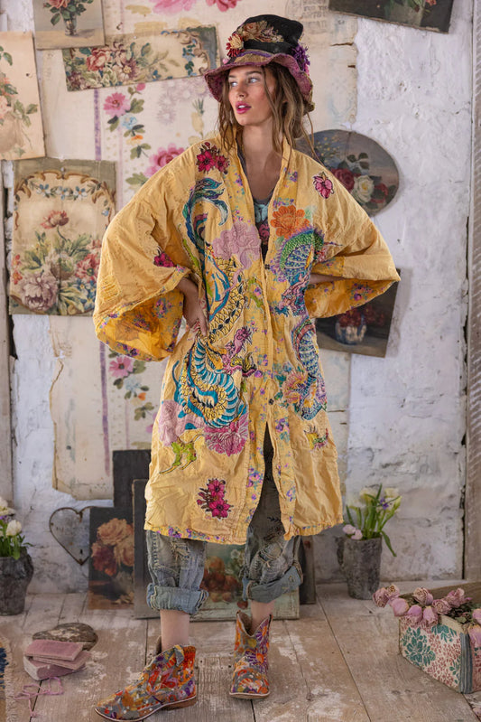 Dragon Romani Kimono 1163 - Magnolia Pearl