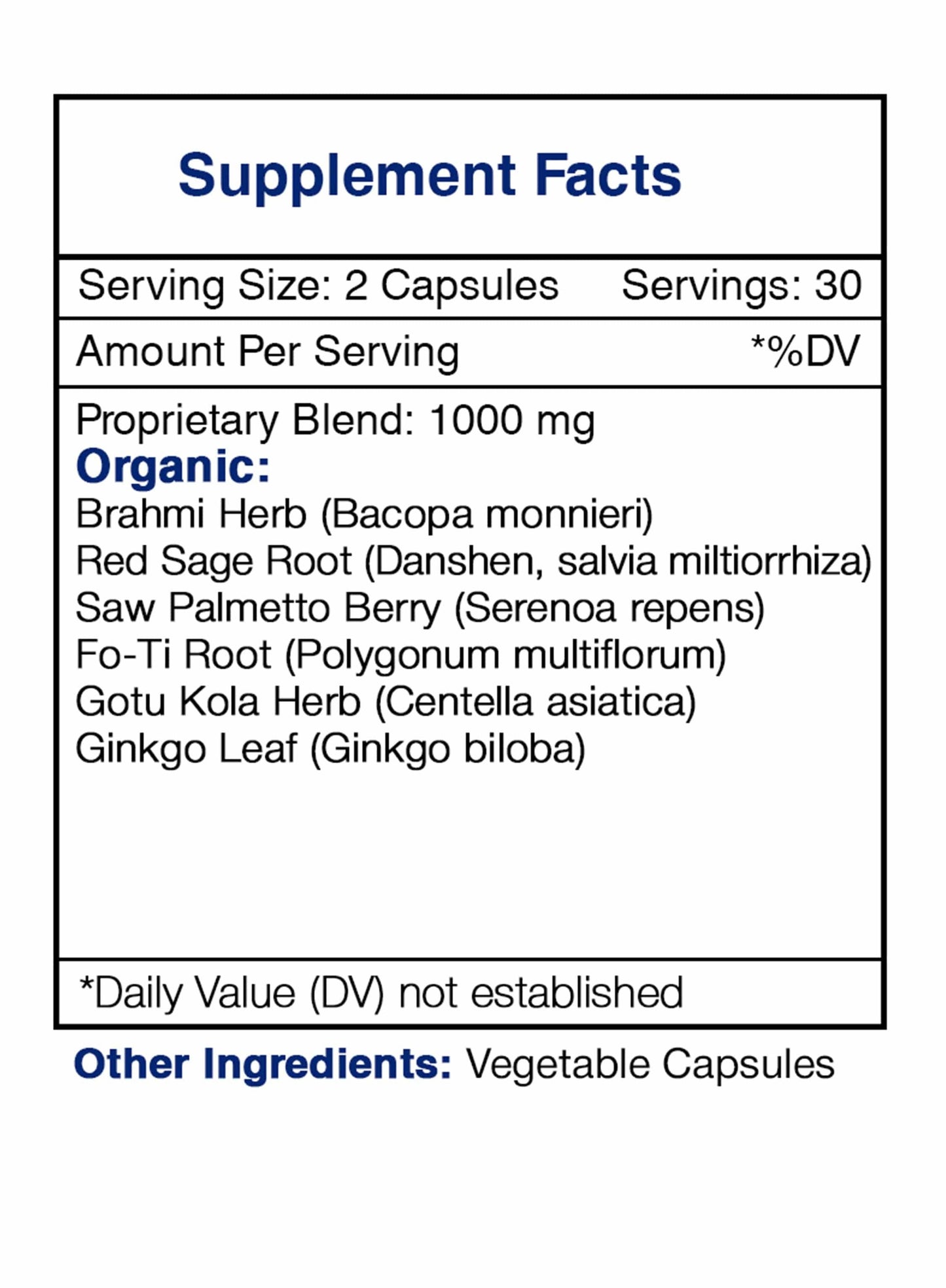 Warrior's Mane Capsules. Male Hair Growth Support: 60 Capsules