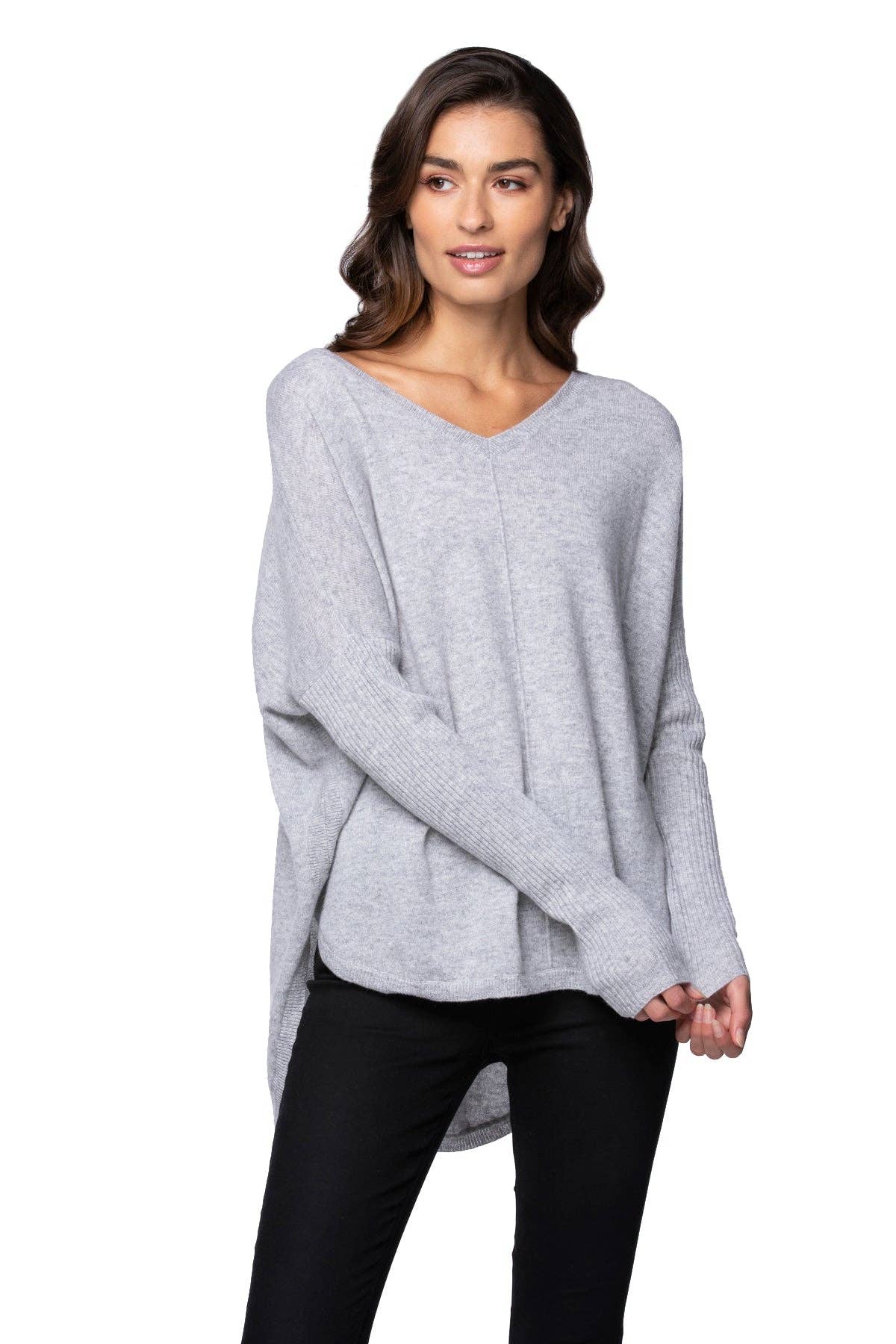 Nelly Washable Cashmere V-neck Pullover
