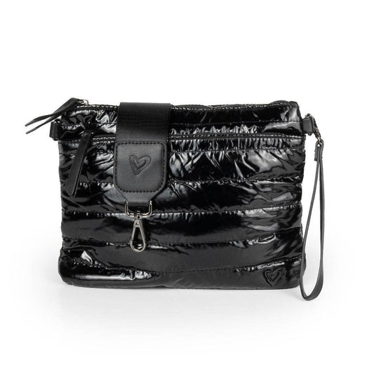 NEW: Delta Puffer Belt/Crossbody Bag - Black