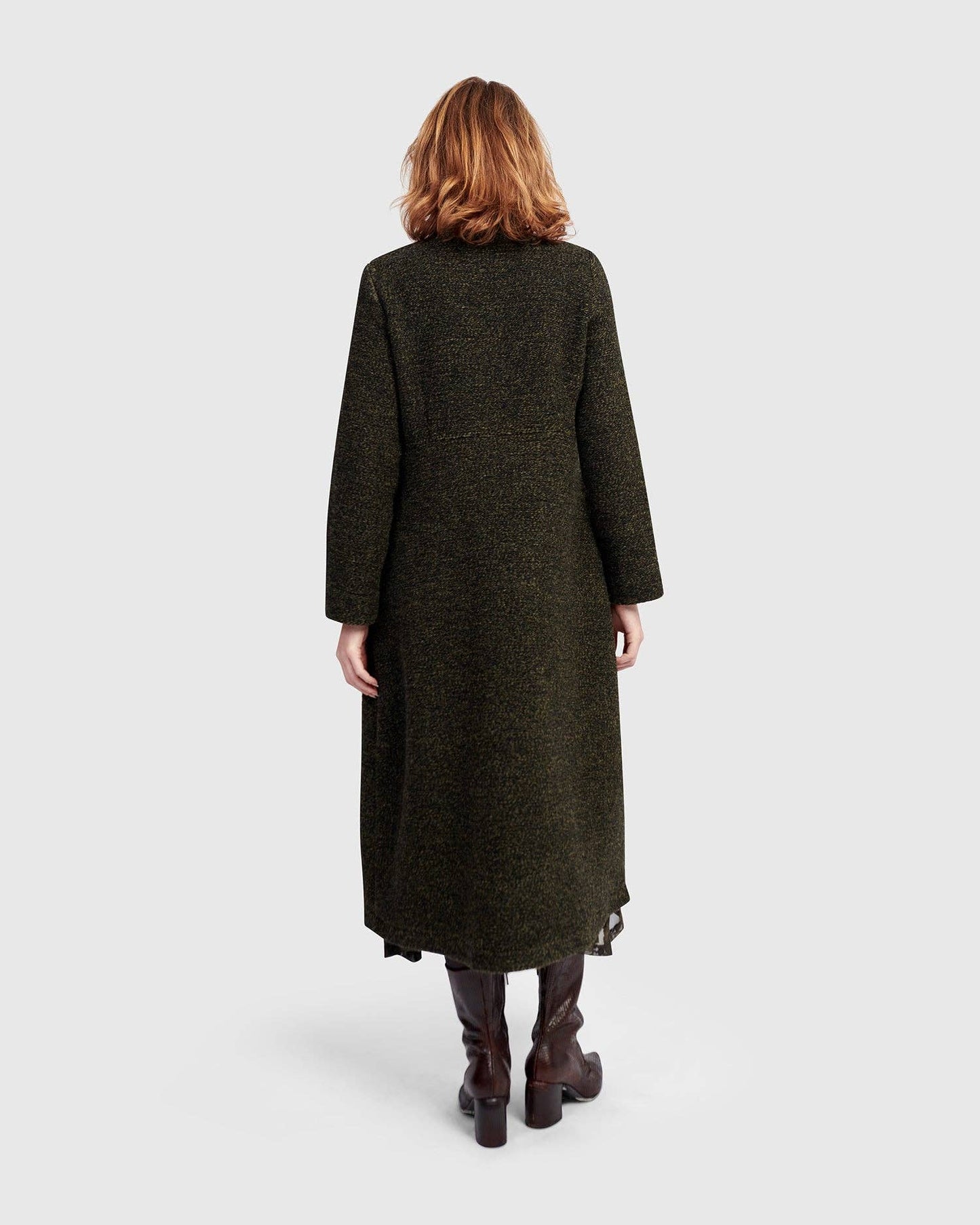 Urban Tash Long Coat, Khaki: Khaki / 1 (US 6-8)