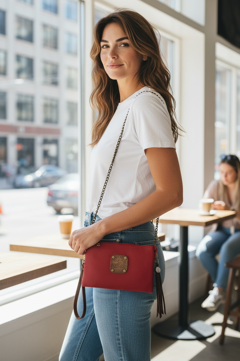 Red Crossbody