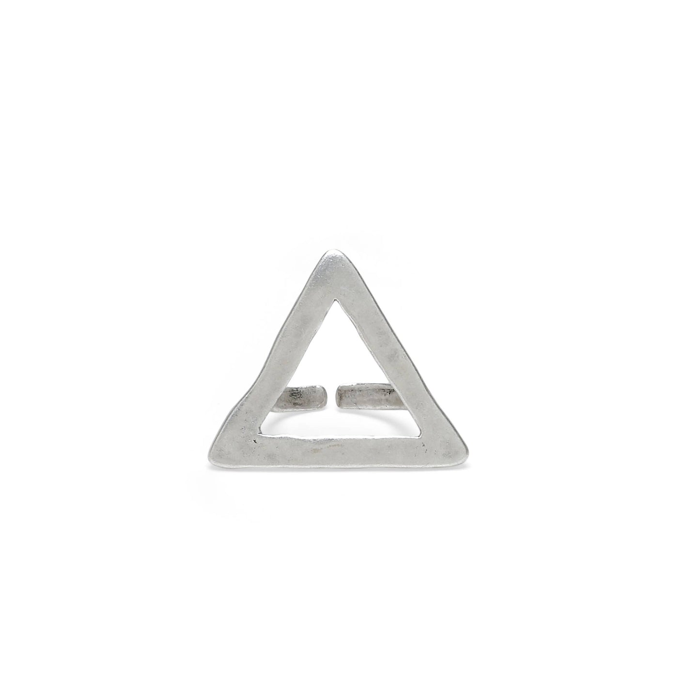 Handmade Triangle Brass Rings - 24-406