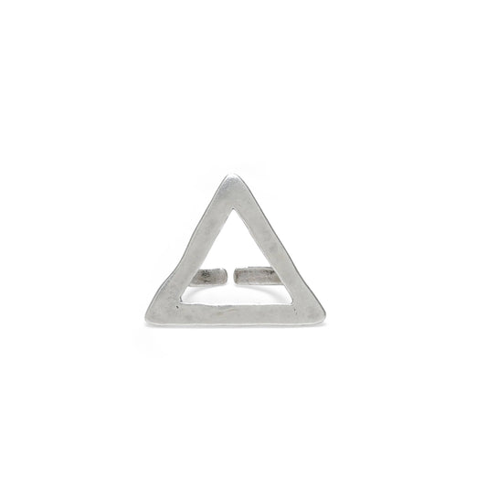 Handmade Triangle Brass Rings - 24-406