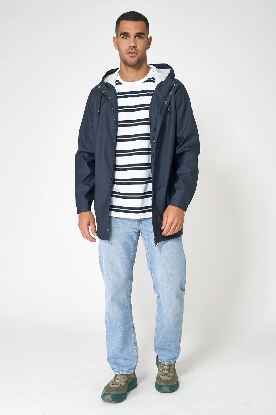 Lightweight Loose-Fitting 100% Waterproof Unisex Rain Jacket C3164-MA - Batela