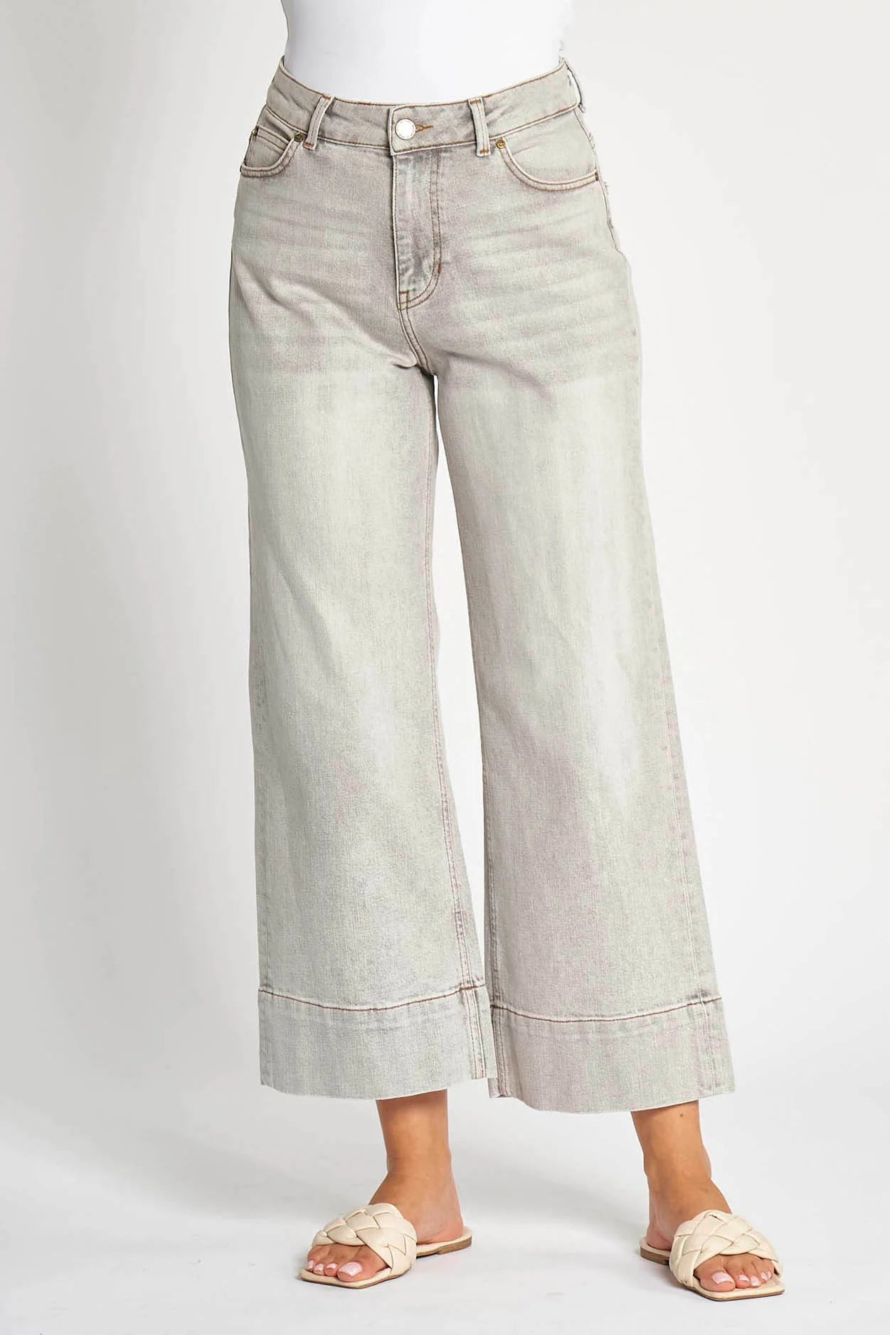ZHILDE Wide Leg Jean D125676-W213 - ZHRILL
