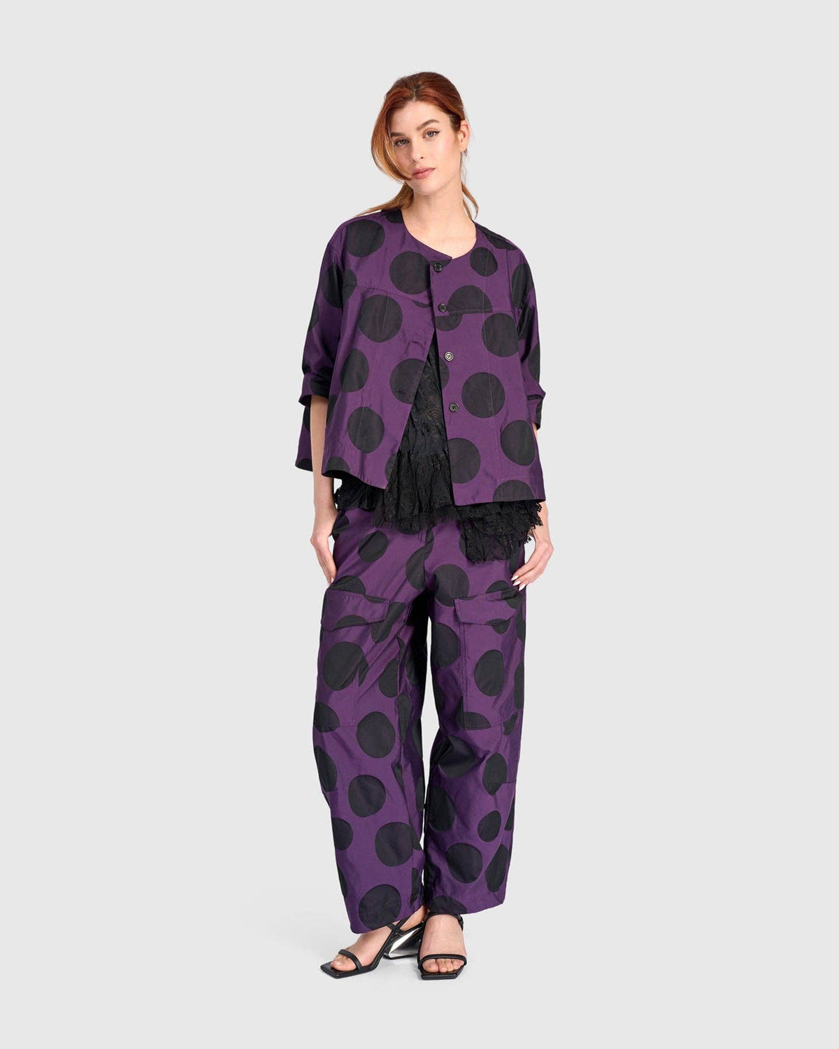 Damson Topper Jacket, Plum: Violet / 5 (US 14-16)