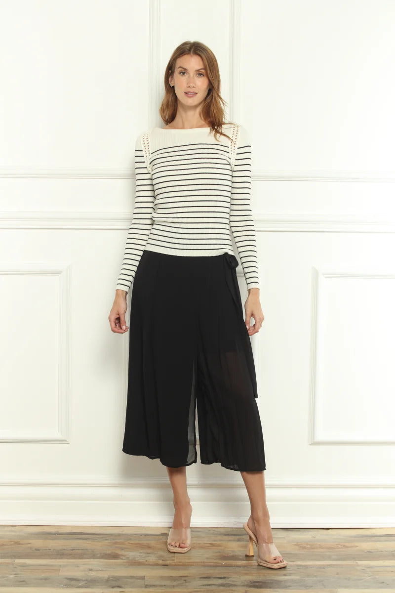 Striped Lace Sweater 62203 - Zero Degree Celsius
