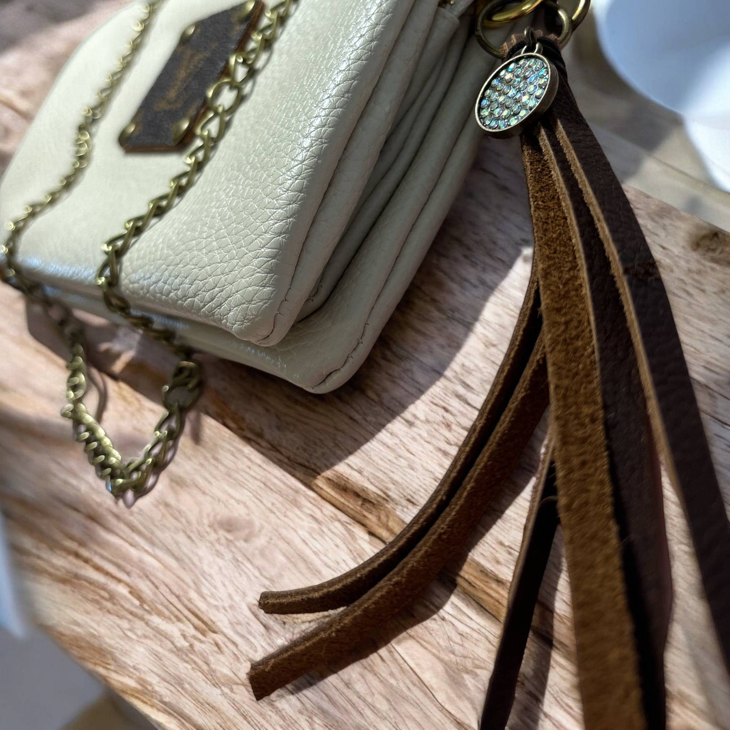 Cream Crossbody