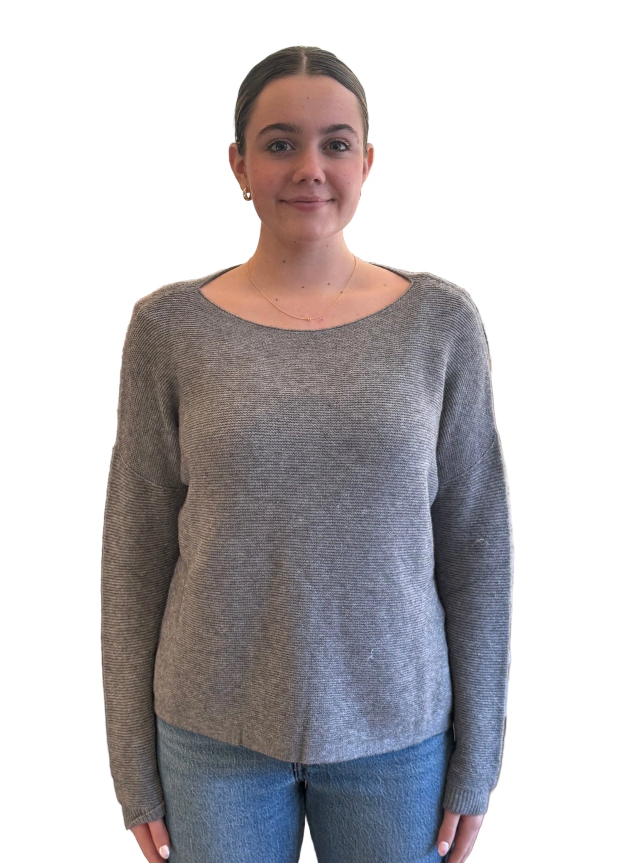 Jenna Fine Rib Round Neck - Amazing Woman
