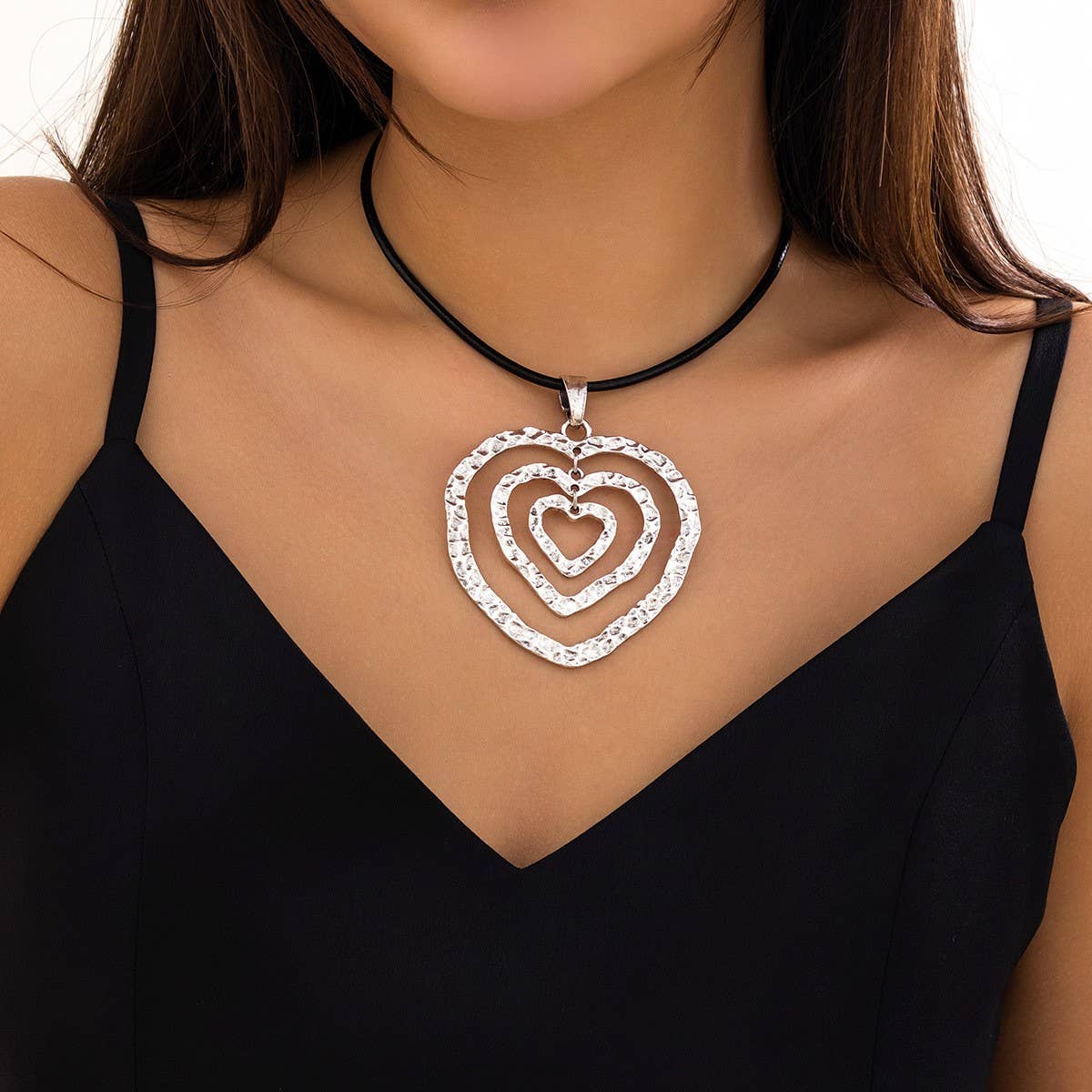 EXAGGERATED HOT GIRL SIMPLE ADJUSTABLE NECKLACE_CWAJE1918: TYPE1 / (OS) 2