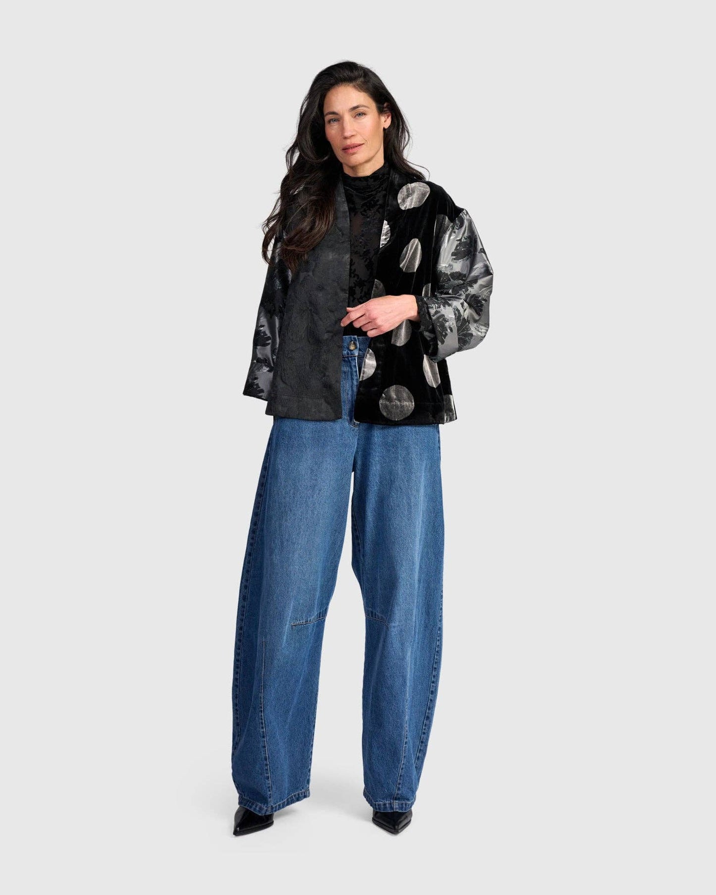 Celeste Jacket, Silver Mix: MIX / S (US 8-12)