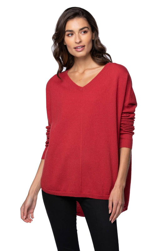 Nelly Washable Cashmere V-neck Pullover