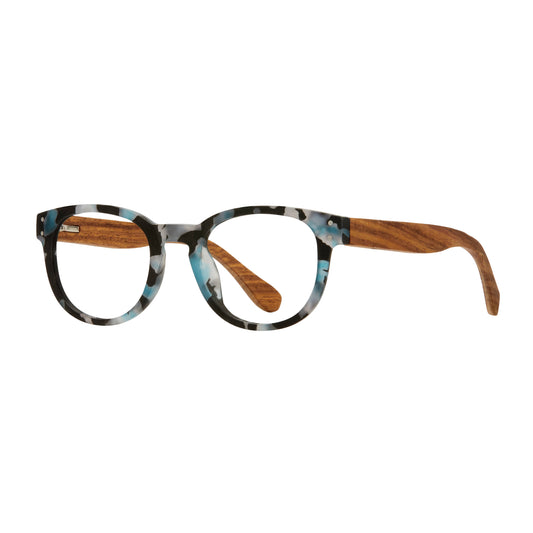 BP20751 - Astrid- Matte Blue Tort / Walnut Wood / Blue Light: 3.00