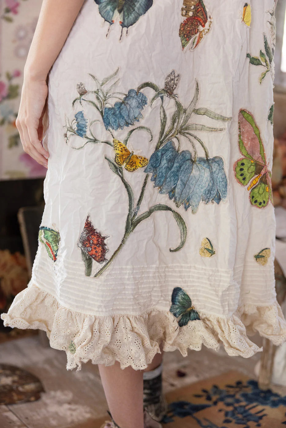 Flor De La Pasión Lula Dress 1260 - Magnolia pearl