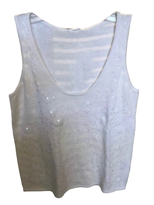COTTON CASHMERE SEQUIN TANK - Minnie Rose