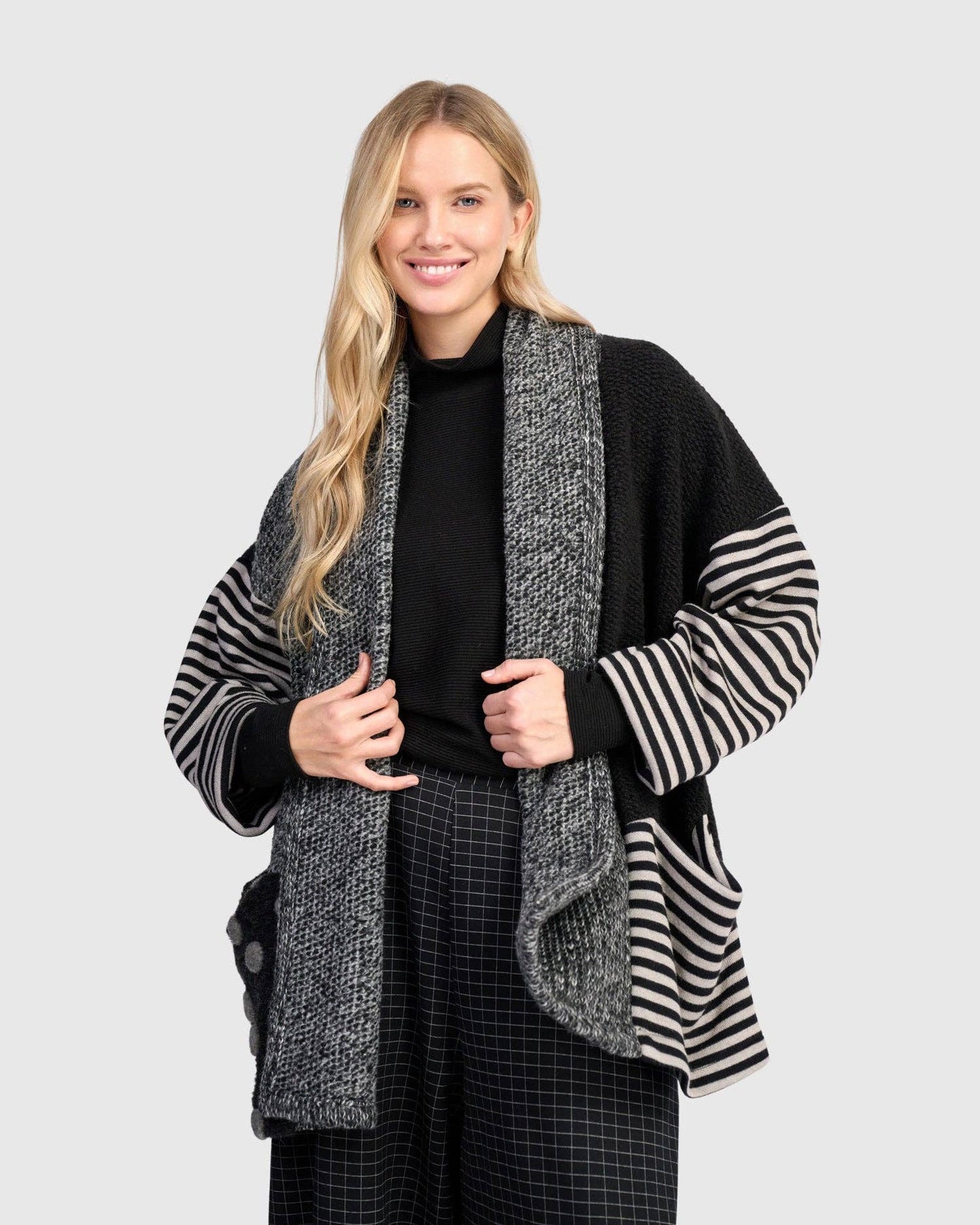 Urban Elsie Cardigan, Storm Mix: Storm / XS (US 6-8)