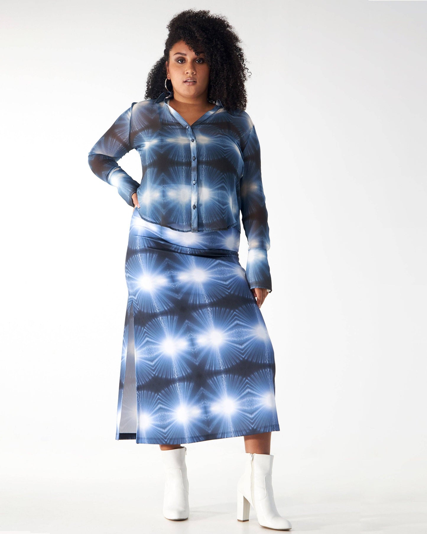Babs Body-hugging Midi Skirt