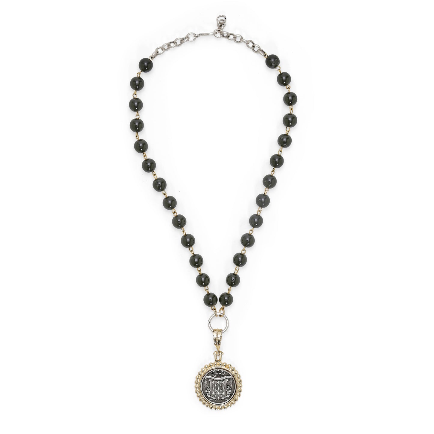 Handmade Gold Plated Pewter Necklace - H132