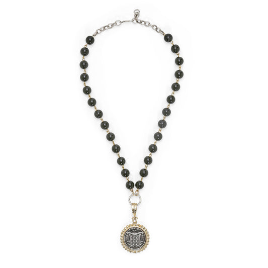 Handmade Gold Plated Pewter Necklace - H132
