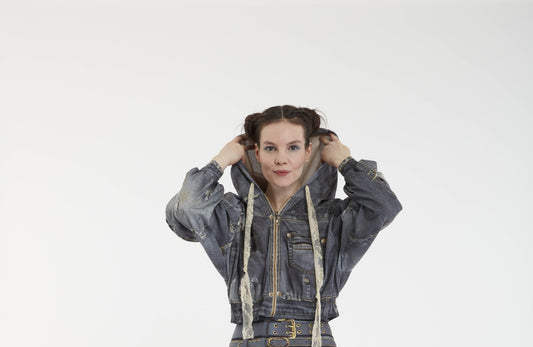 Hoody Puff - Basics_Grey: Grey / S/M