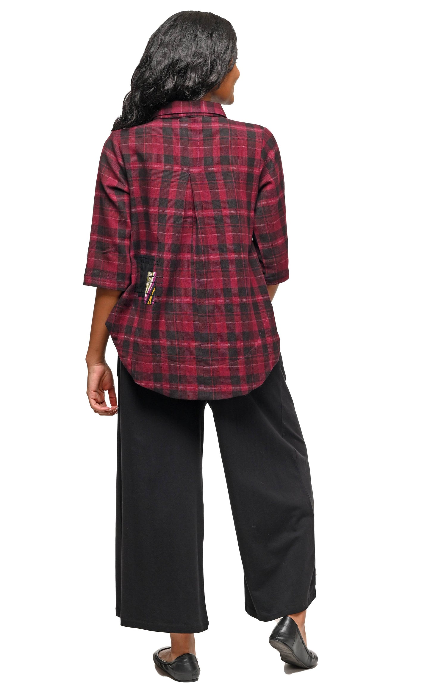 CV1234 Alison Top in Lucerne Flannel*: XS