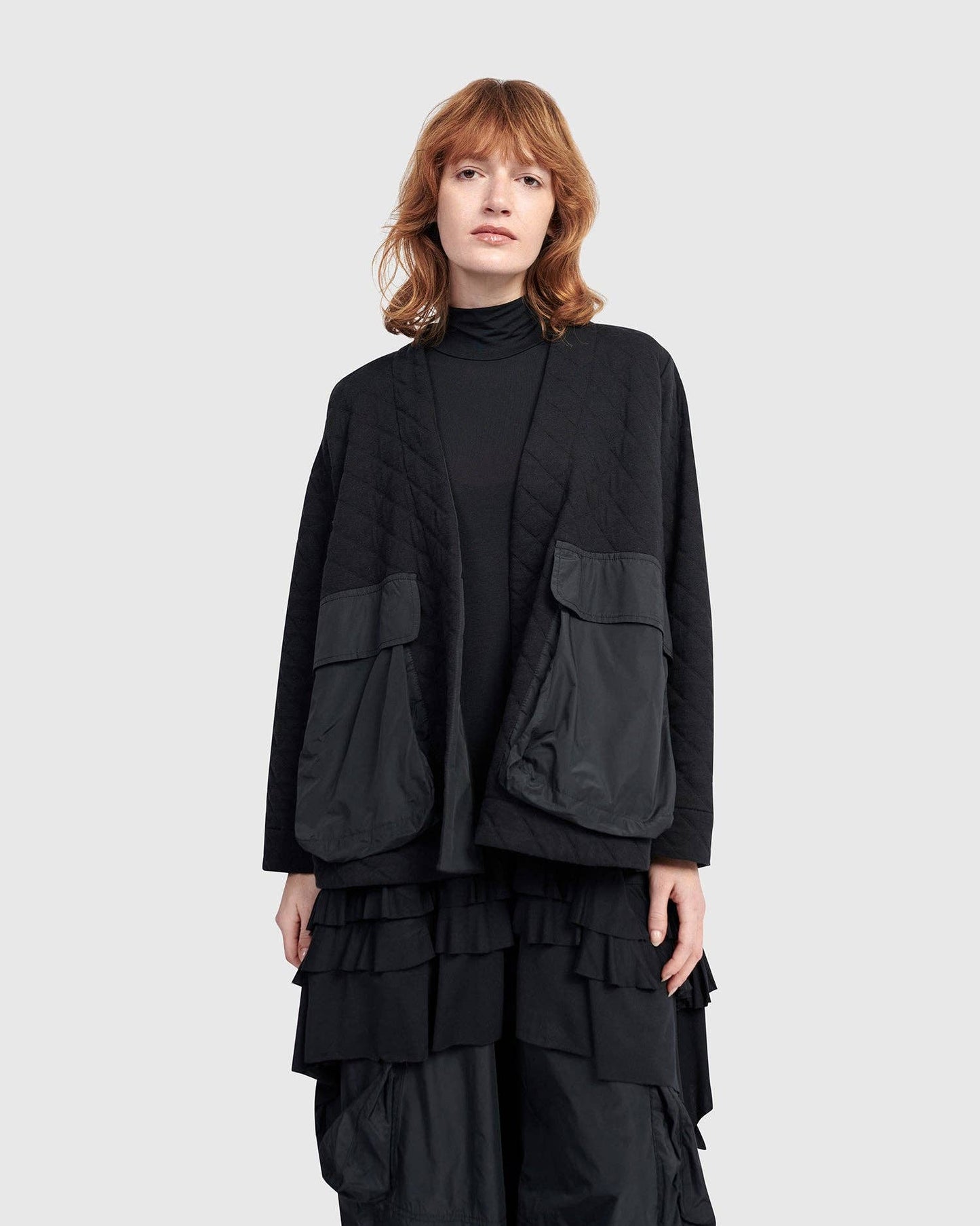 Urban Parcel Quilted Jacket, Black: BLACK / M (US 12-14)