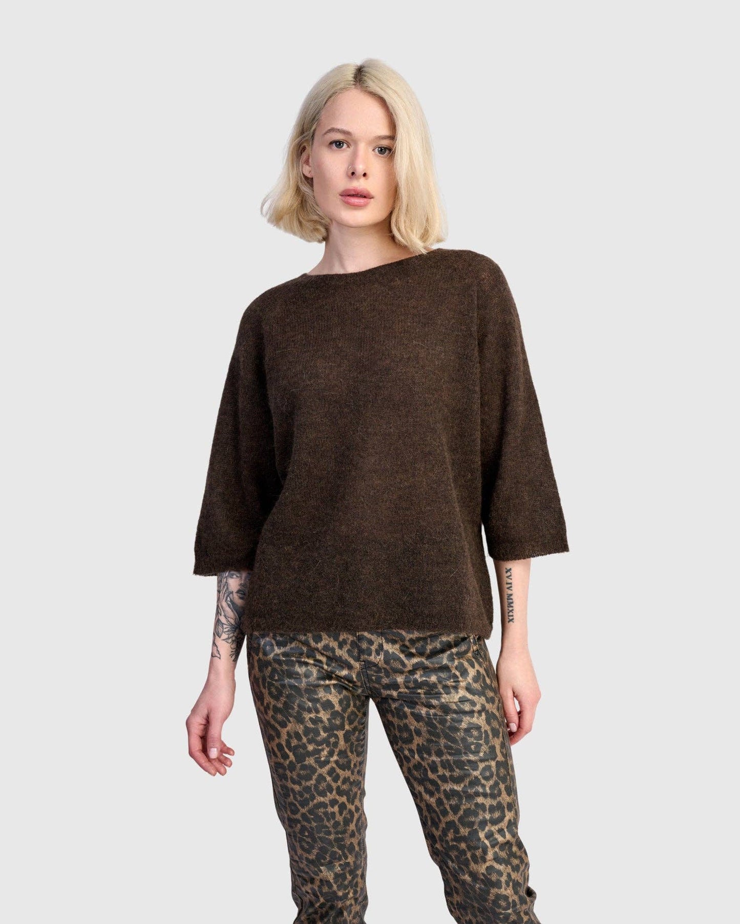 Core Pullover Sweater, Coffee: Coffee / L (US 14-16)