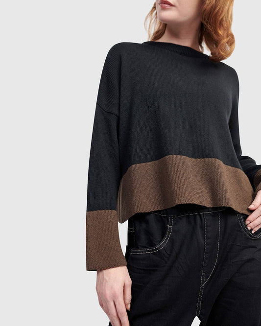 Vista Block Sweater, Mix: MIX / L (US 14-16)