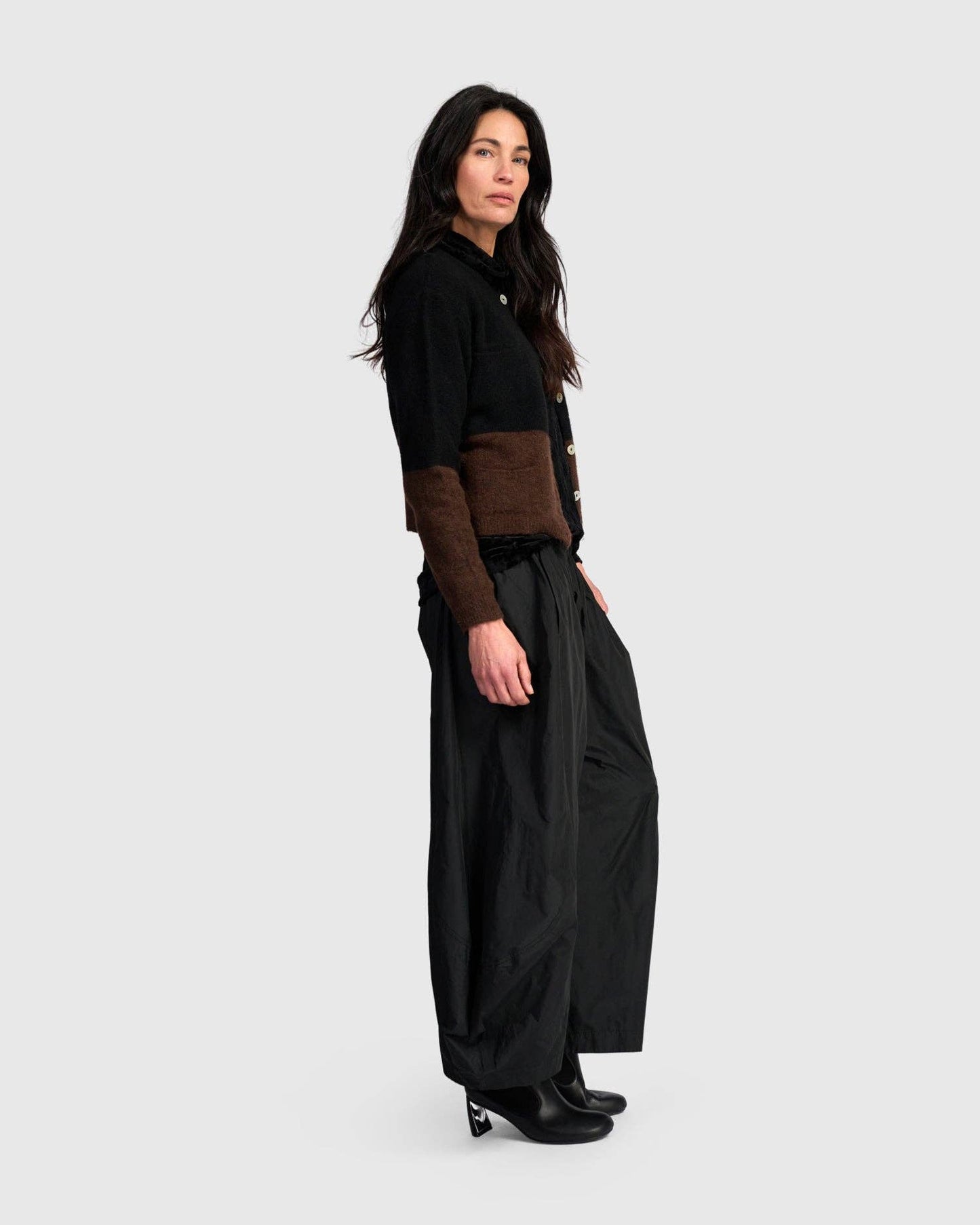 Maeve Cardigan, Black/Choco: MIX / S (US 8-12)