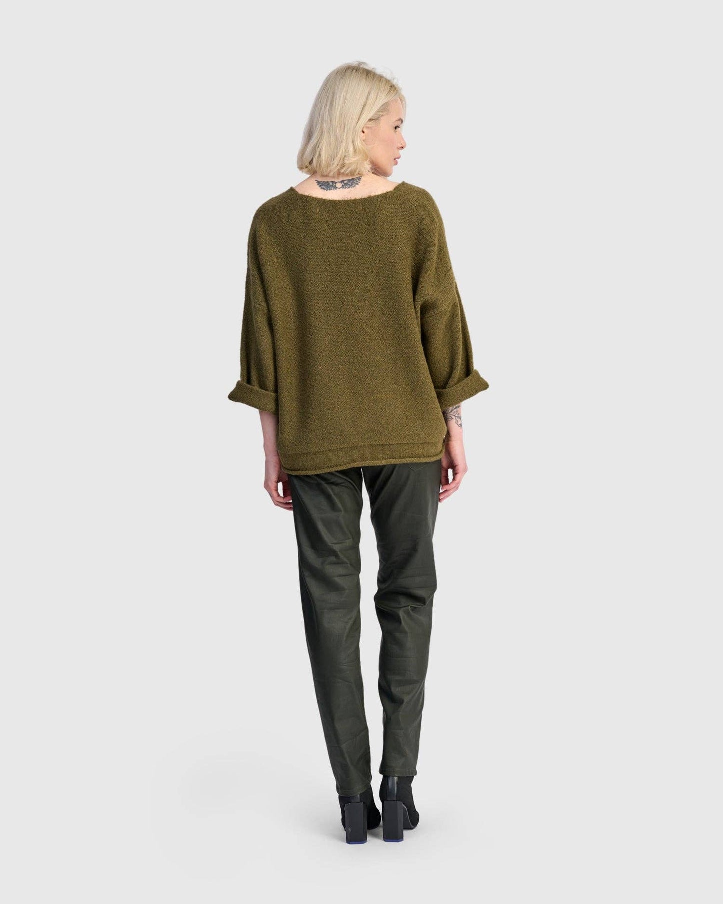 Basis Pullover Sweater, Khaki: Khaki / M (US 12-14)
