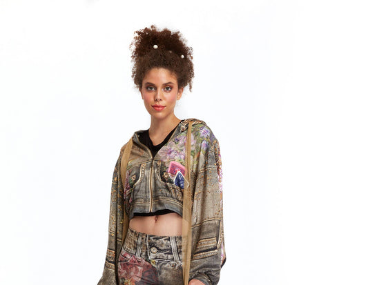 Hoodie Puff - Fortune In Flowerland: L/XL
