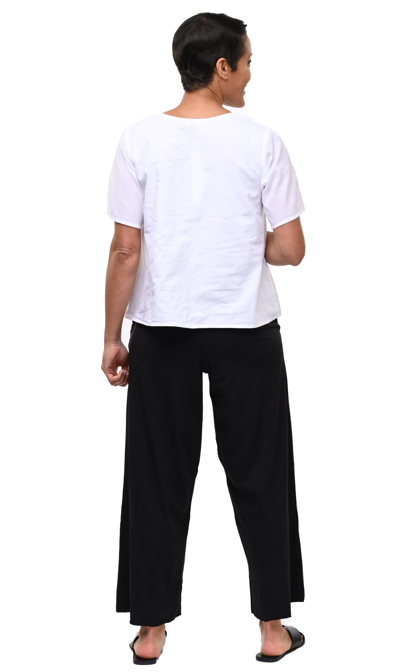 CV404 Carmella Pullover in White*: XL
