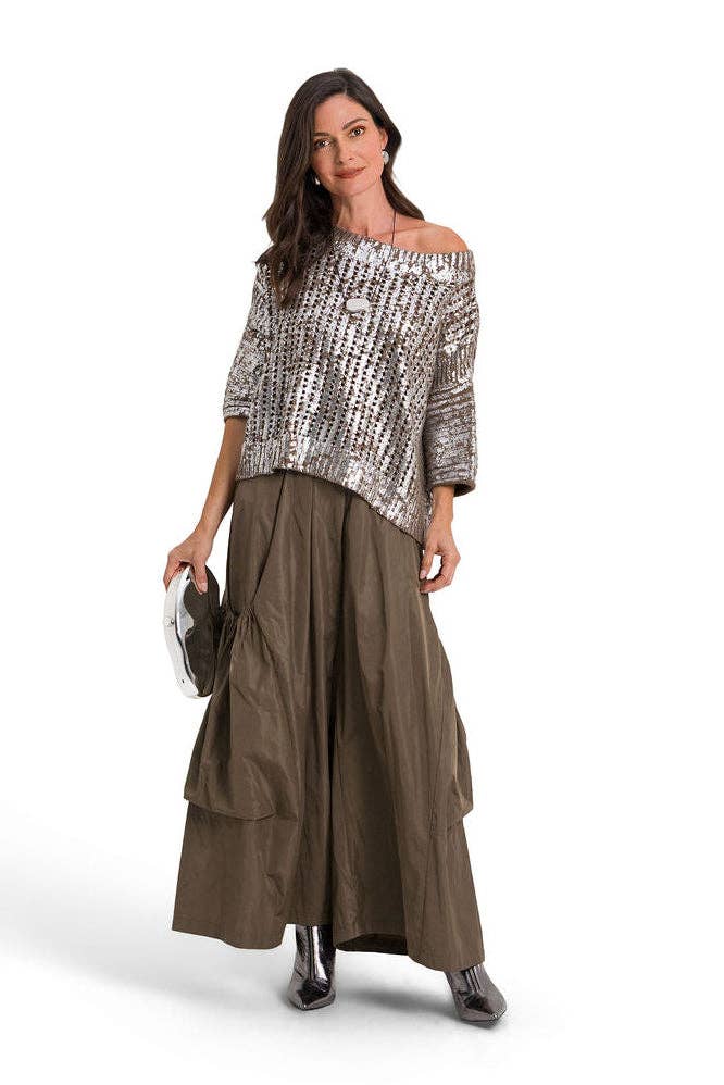 Nylon Big Pocket Pants - Turtle: 2