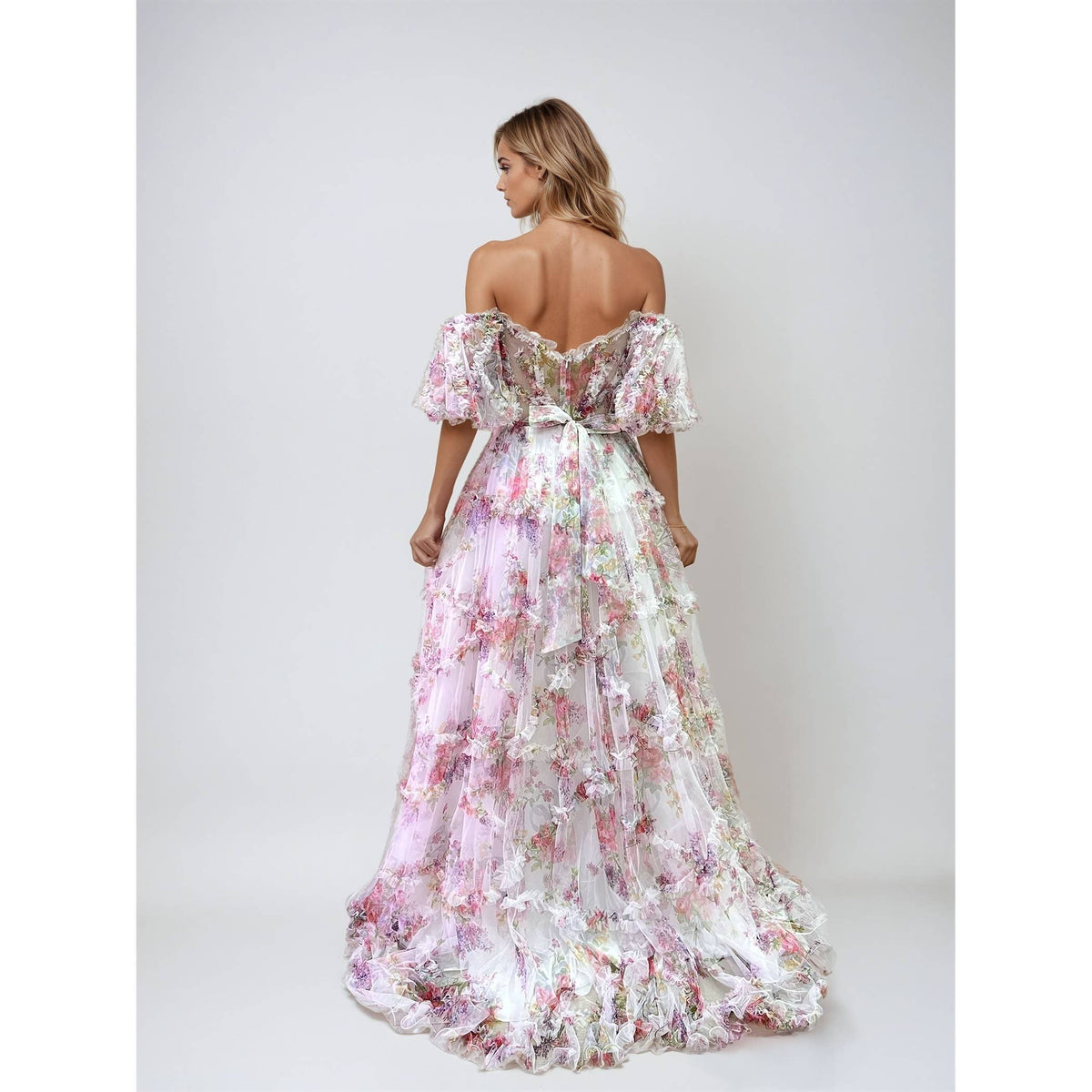 JT2887C THIS FLOOR-LENGTH GOWN IS A PERFECT BLEND OF ELEGANC: BLUE / 10