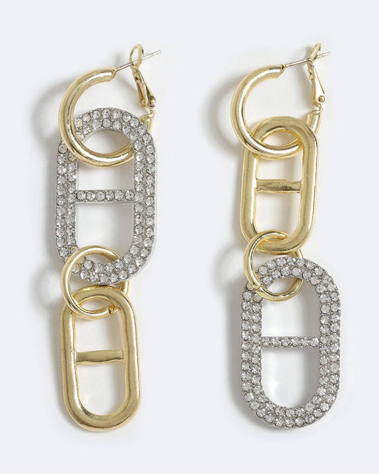 EXTRA PILL EARRINGS: GOLD