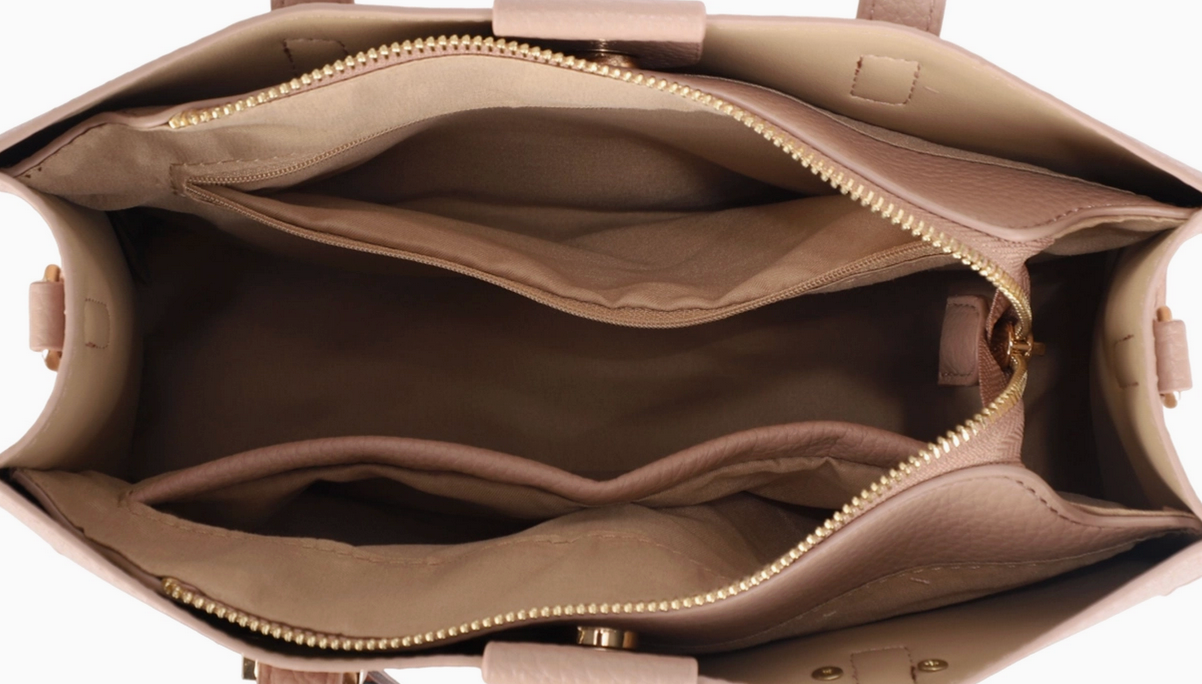 The Fast Hand Minimal Satchel in Taupe