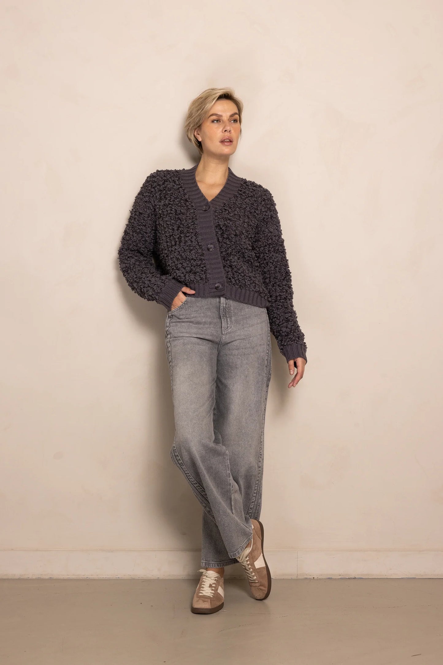 ZHGLORIA Knitted Cardigan ZK147-N262