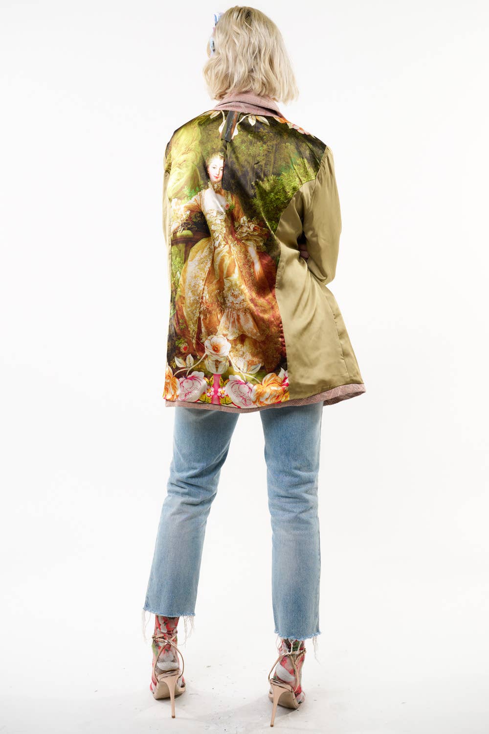 Sudden Sensation Blazer | Pink Jacket | Embroidered Jacket: Pink Ash / S